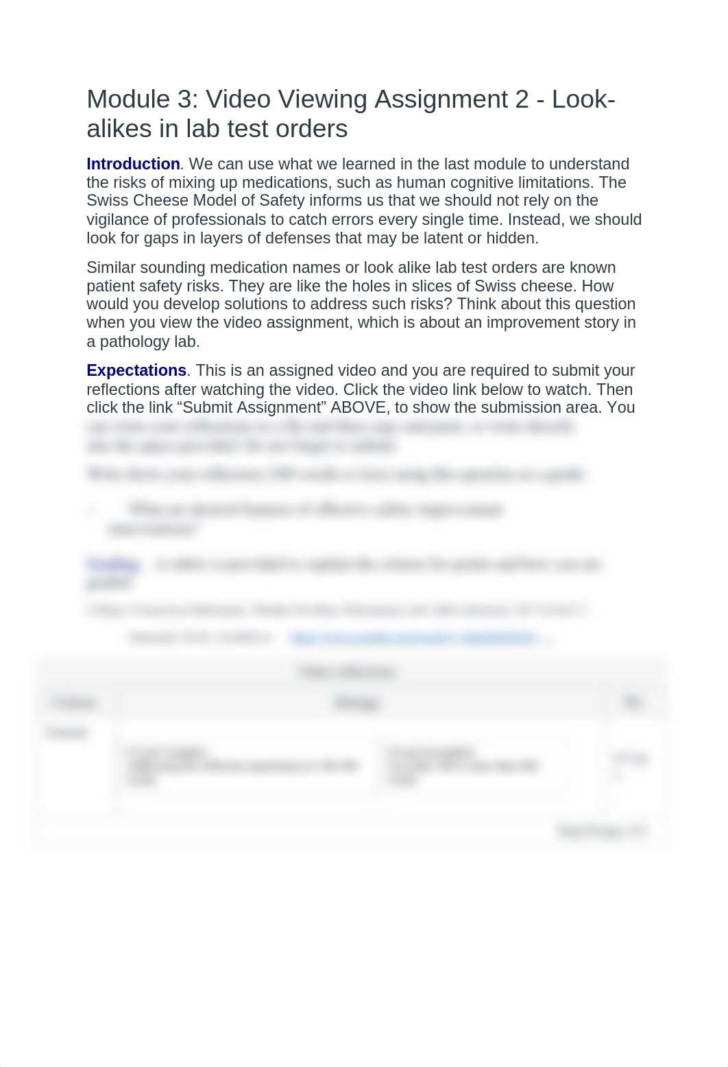Video Viewing Assignment 2 - Look-alikes in lab test orders.docx_do0vc29ygwj_page1