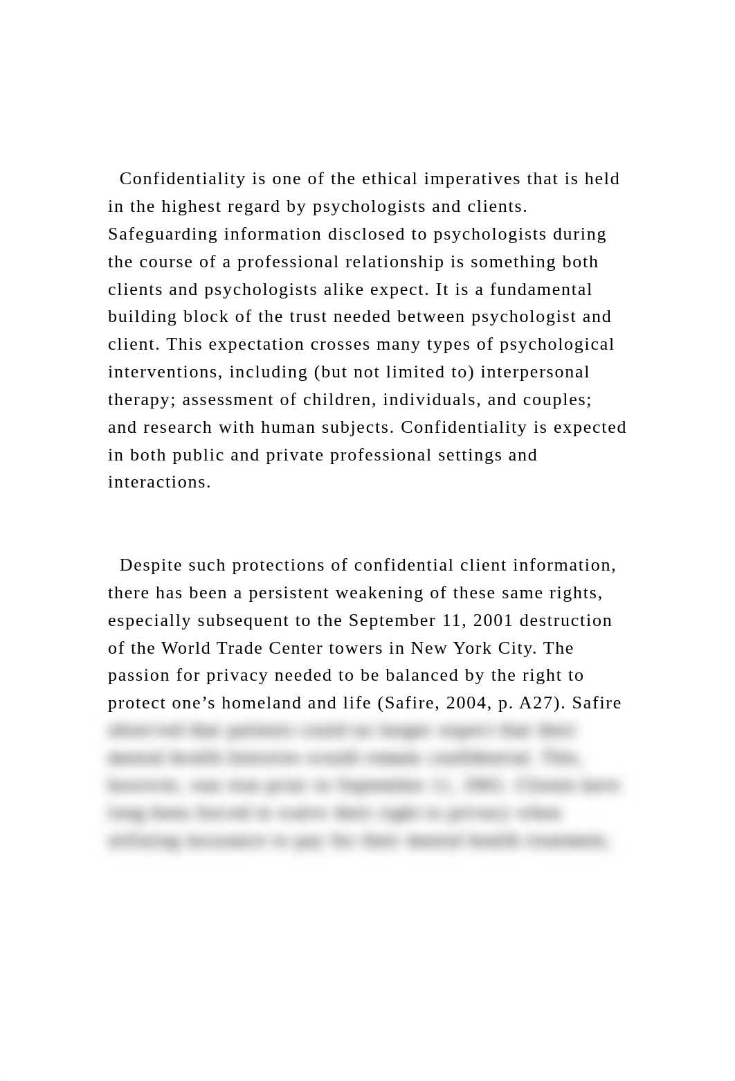 Confidentiality is one of the ethical imperatives that is held .docx_do19hp1e5o2_page2