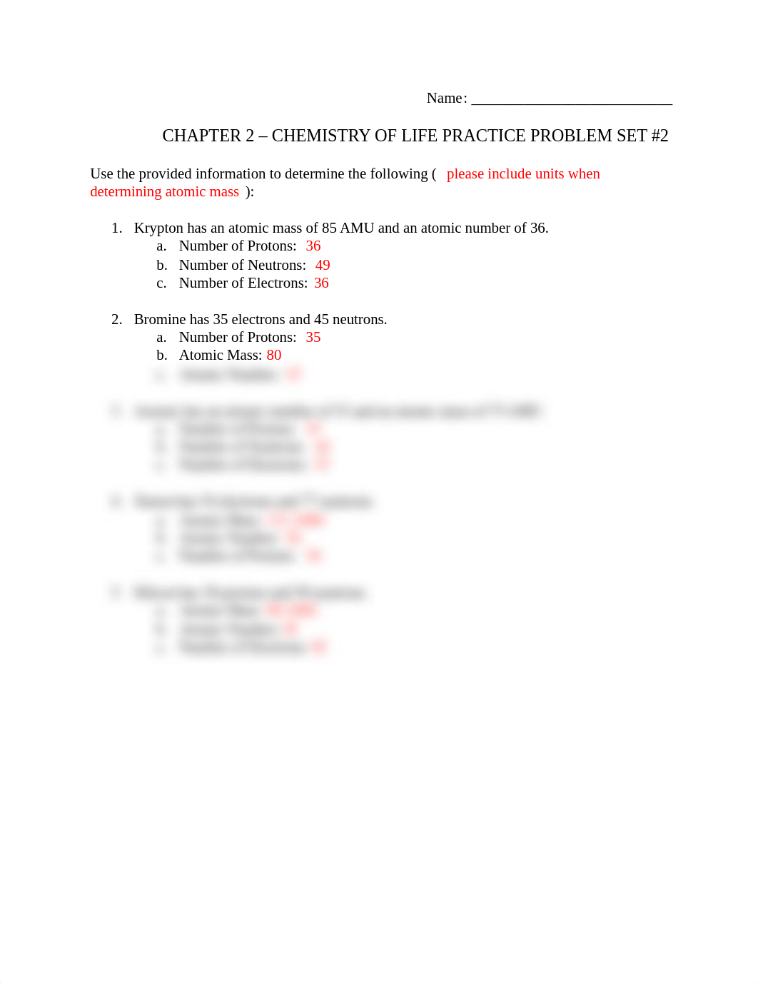 Chapter 2 - Chemistry of Life Practice Problems answers.docx_do1jnnm1z2x_page1