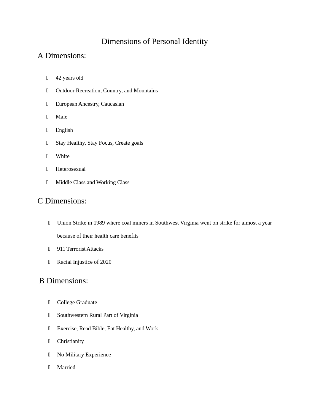 Dimensions of Personal Identity Assignment .docx_do1q3ffrcj6_page1