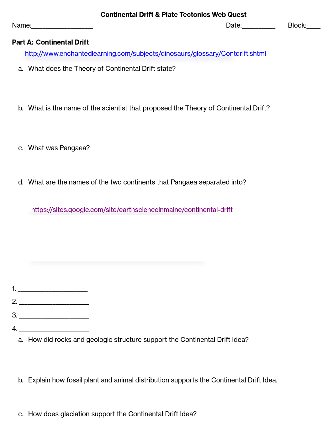 continental drift & plate tectonics web quest.pdf_do1tdev6u5r_page1