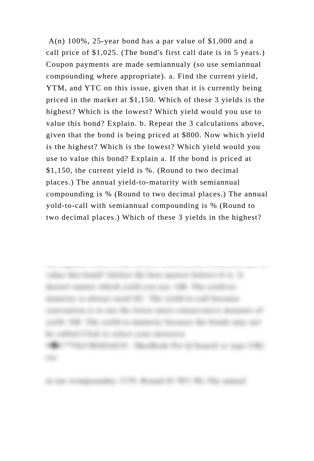 A(n) 100, 25-year bond has a par value of $1,000 and a call price of.docx_do27awopjdh_page2