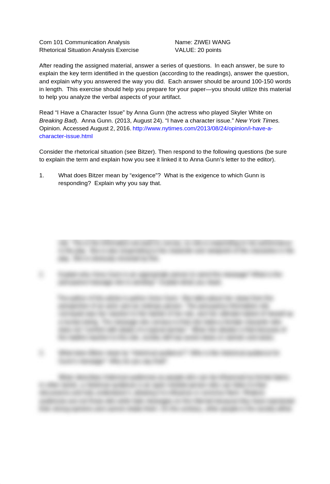 Exercise_Rhetorical_situation_A_Gunn ziwei wang.docx_do2mxsb4tuq_page1