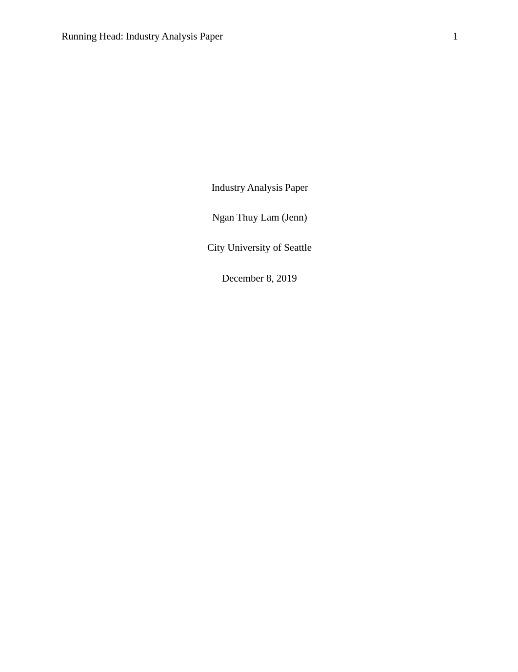 Lam, Ngan - Industry Analysis Paper.docx_do2o1kw50mo_page1