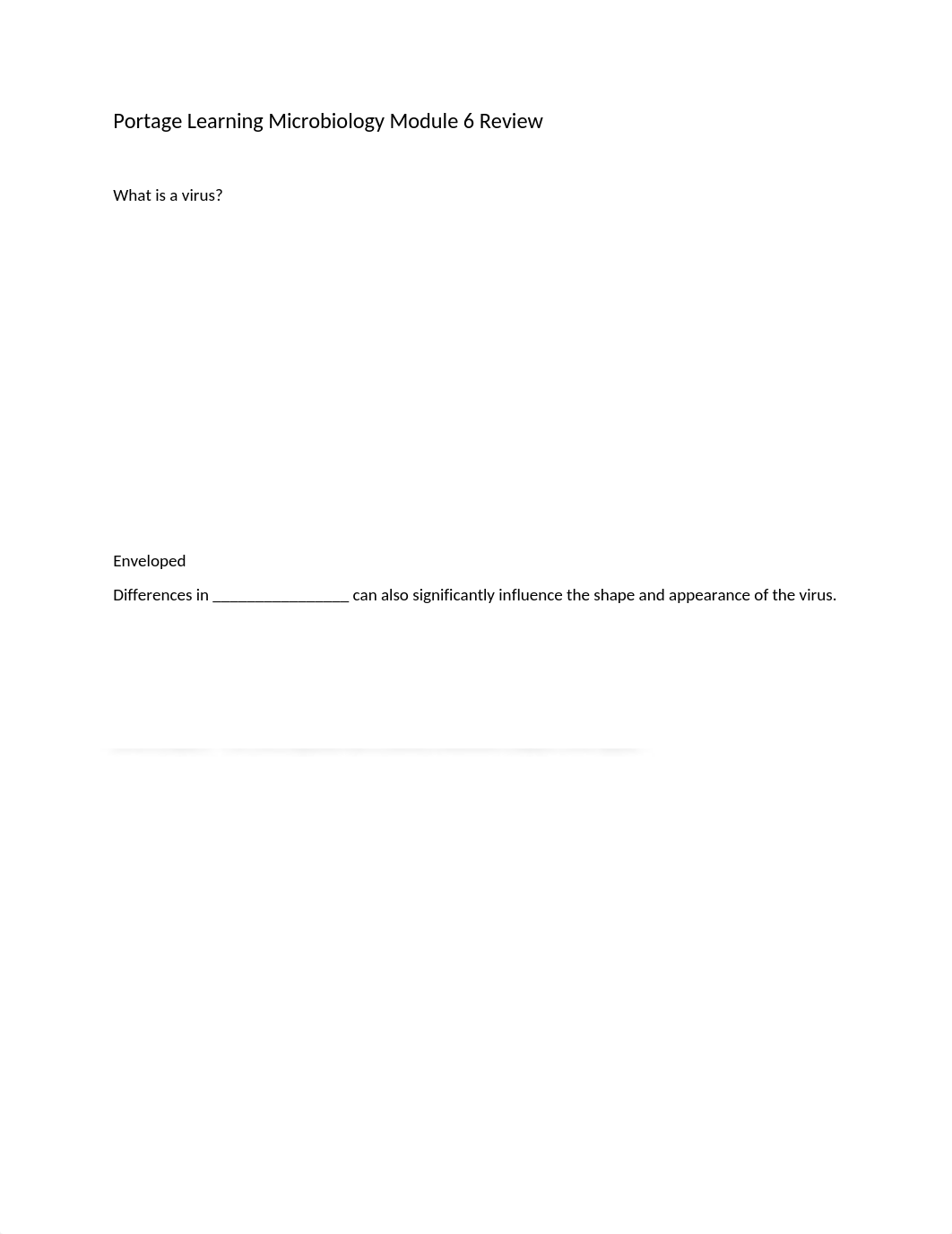 Portage Learning Microbiology Module 6 Review.docx_do2oqp0oz56_page1