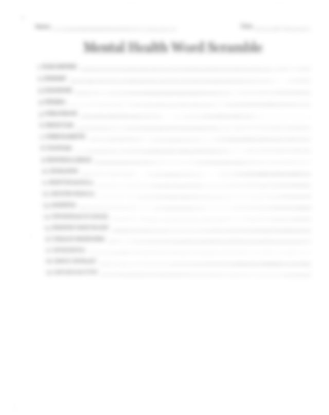 Mental health - Word Scramble.pdf_do39c30znts_page1