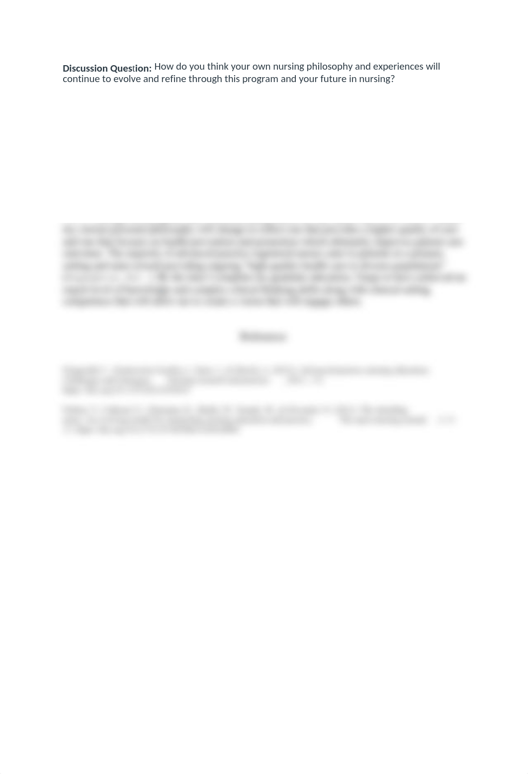 Discussion 3 - The Evolution of a Nursing Philosophy .docx_do3pc41fd2f_page1