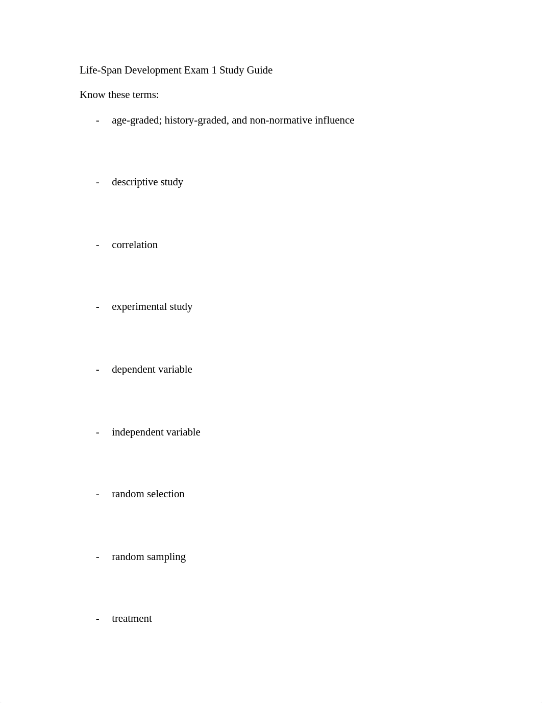 Life-span Development Exam 1 Study Guide.docx_do3sozj3c2s_page1