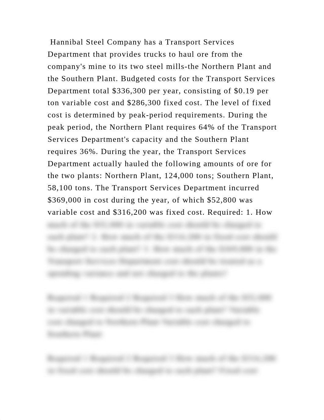 Hannibal Steel Company has a Transport Services Department that provi.docx_do3stnrpch5_page2