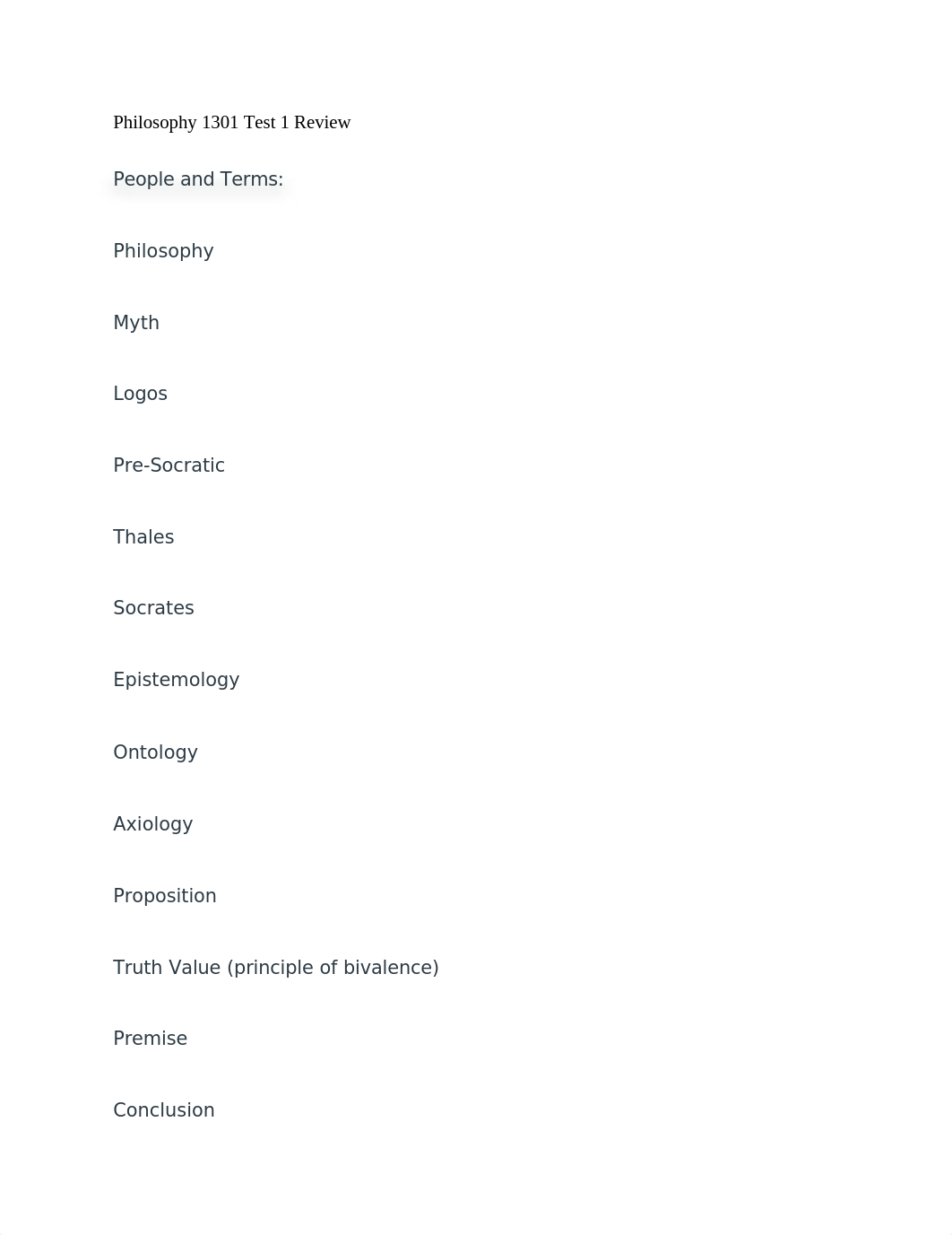 Philosophy 1301 Test 1 Review.docx_do3uo55sfgh_page1