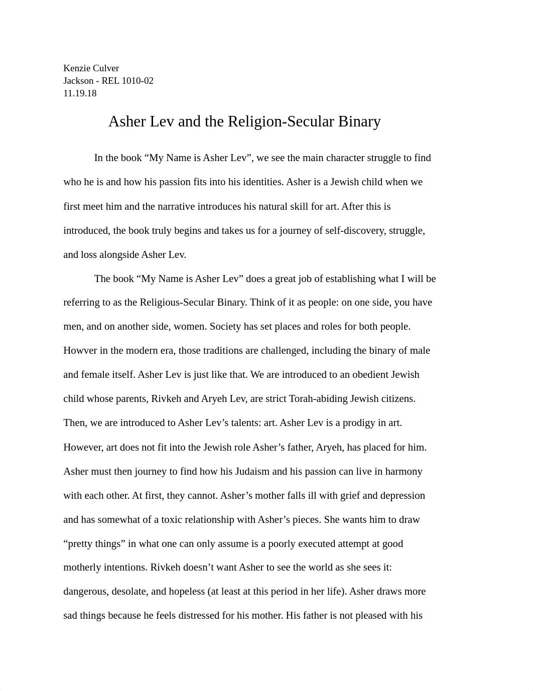 Asher Lev Paper.docx_do412fi34h7_page1