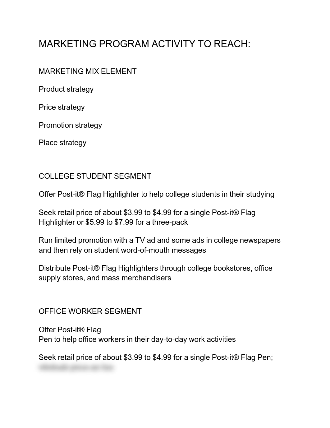 Marketing Mix Analysis ( Post it Note Example)_do44sjll65a_page1