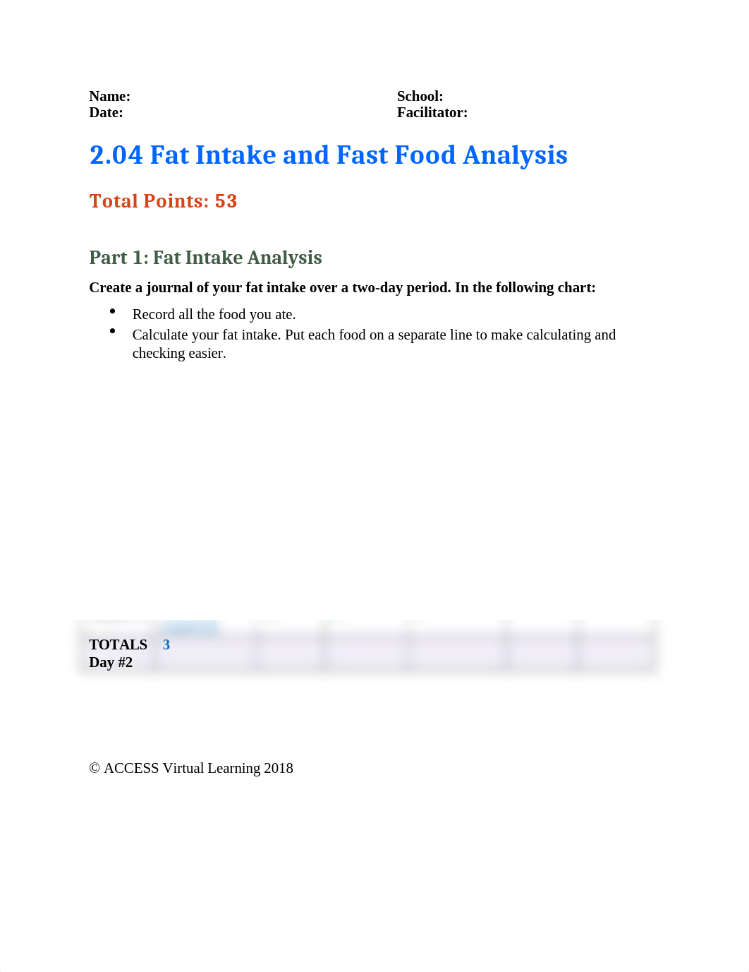 2.04 Fat Intake and Fast Food Analysis.docx_do4dw6kjrhm_page1