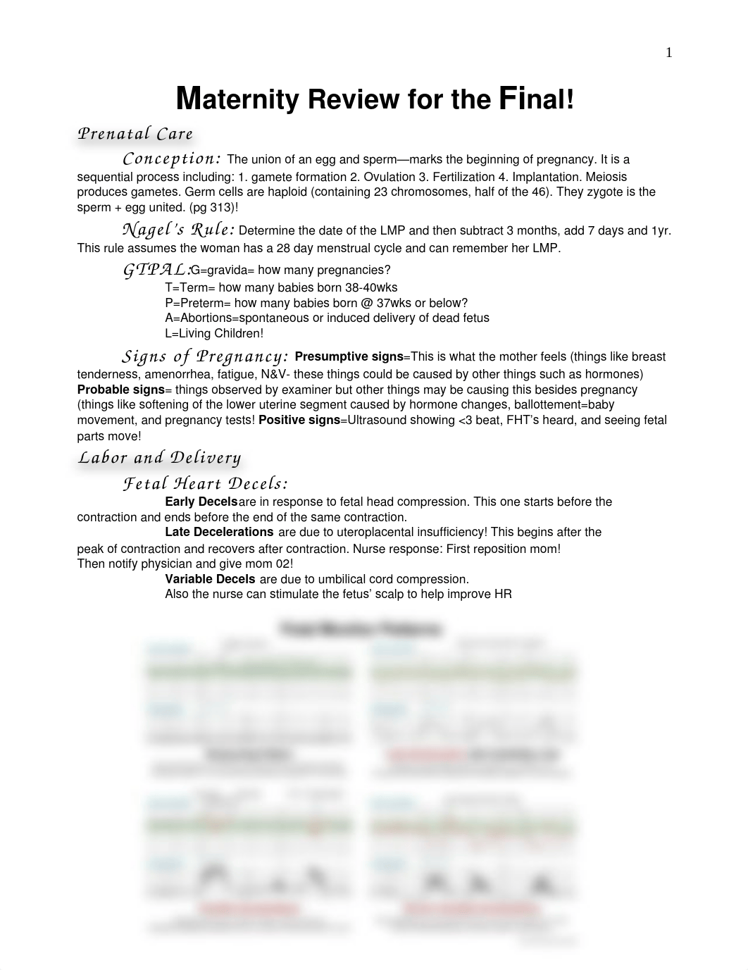Maternity Final Exam Study Guide_do4nohae847_page1