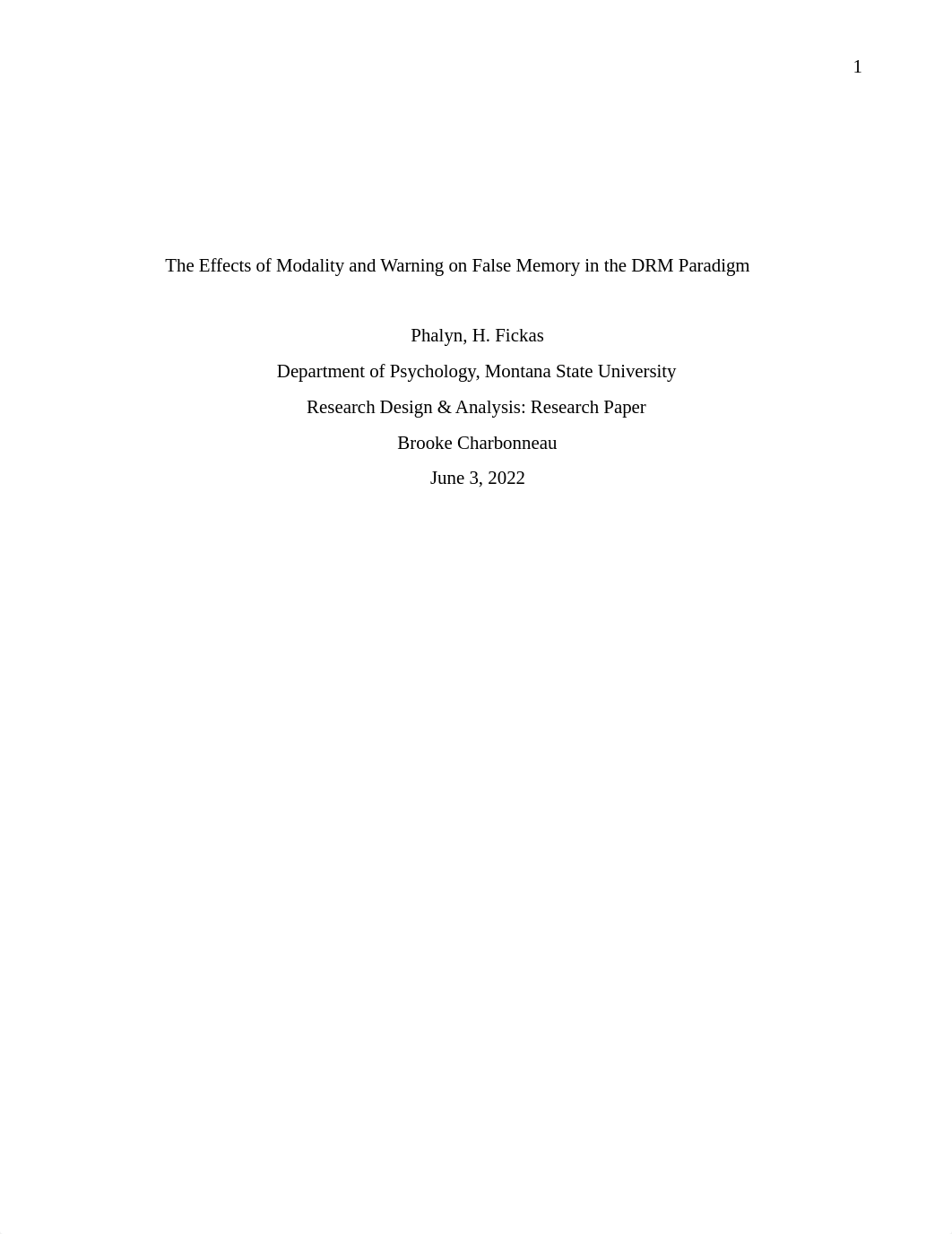 The Effects of Modality and Warning on False Memory in the DRM Paradigm.docx_do4z2q3m2p4_page1