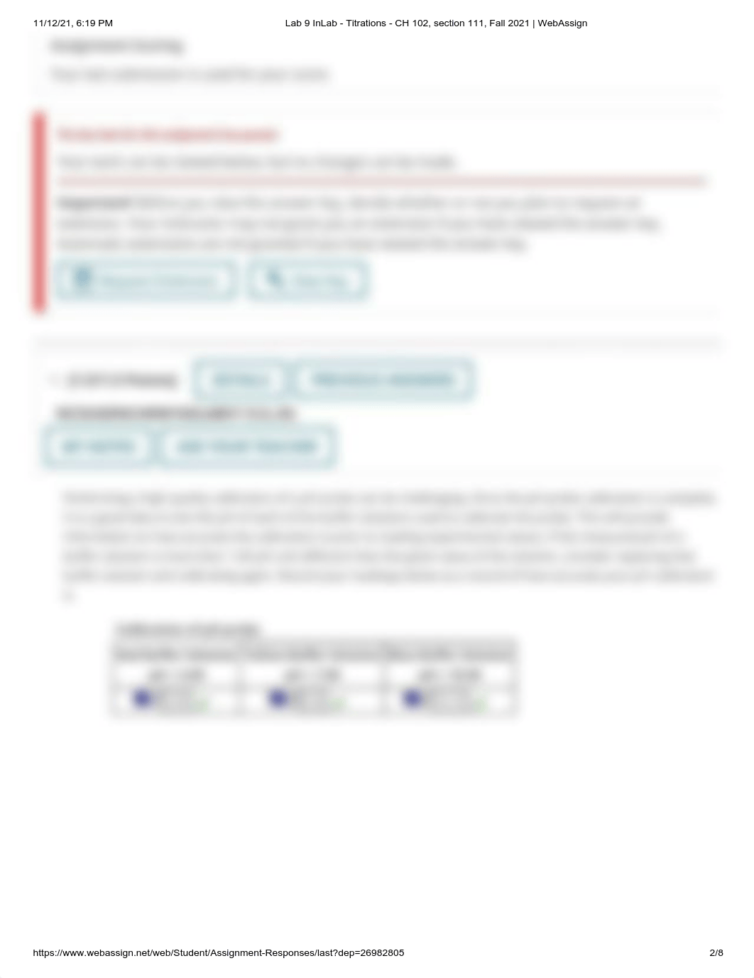 Lab 9 InLab - Titrations - CH 102, section 111, Fall 2021 _ WebAssign.pdf_do4zumvrrlh_page1