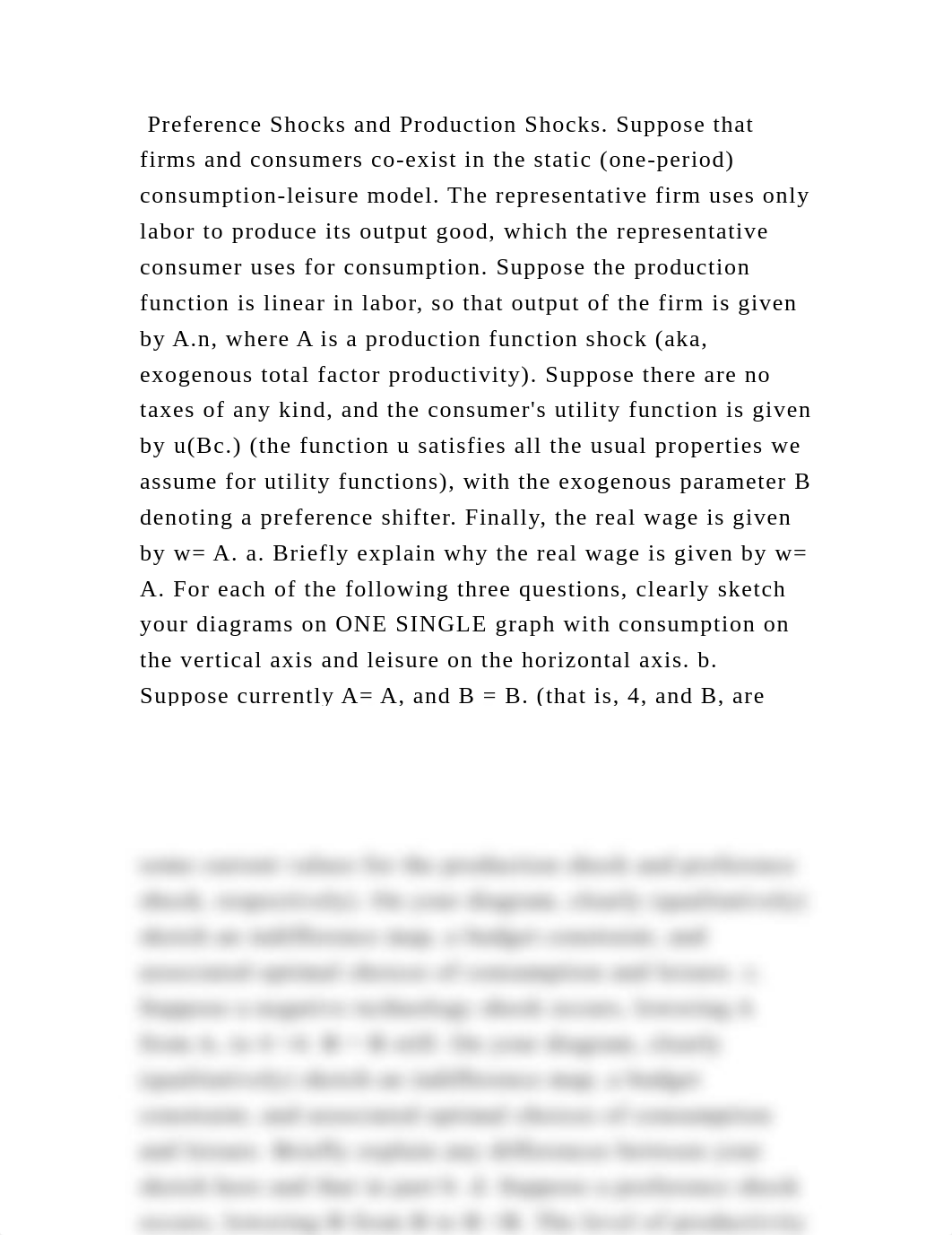 Preference Shocks and Production Shocks. Suppose that firms and consu.docx_do51bakbnt2_page2