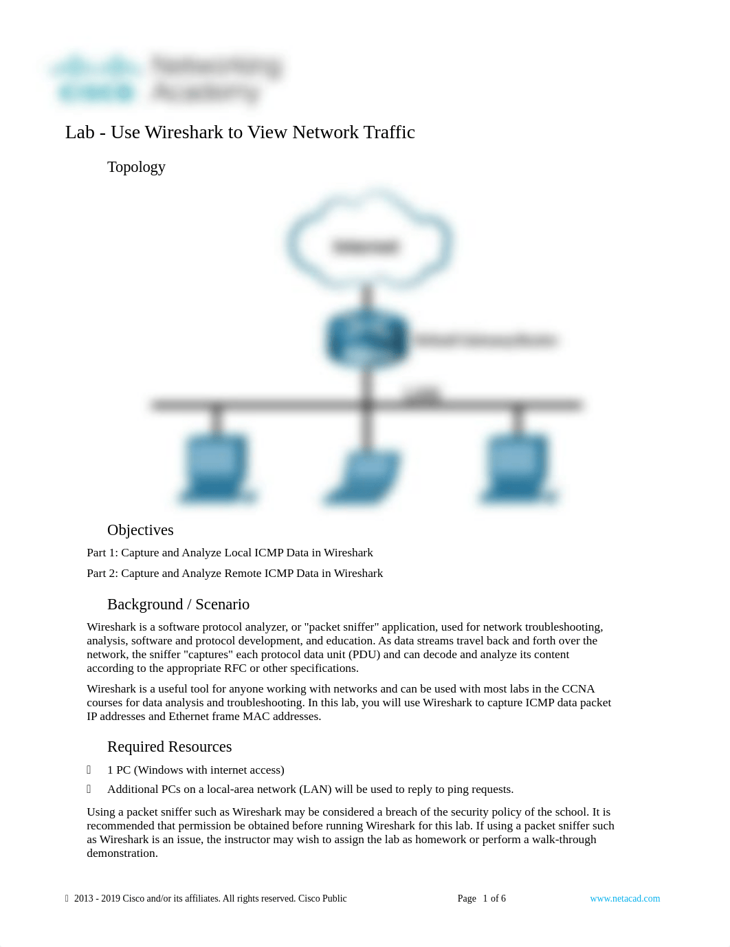 3.7.10 Lab - Use Wireshark to View Network Traffic.docx_do57oz8zuo5_page1