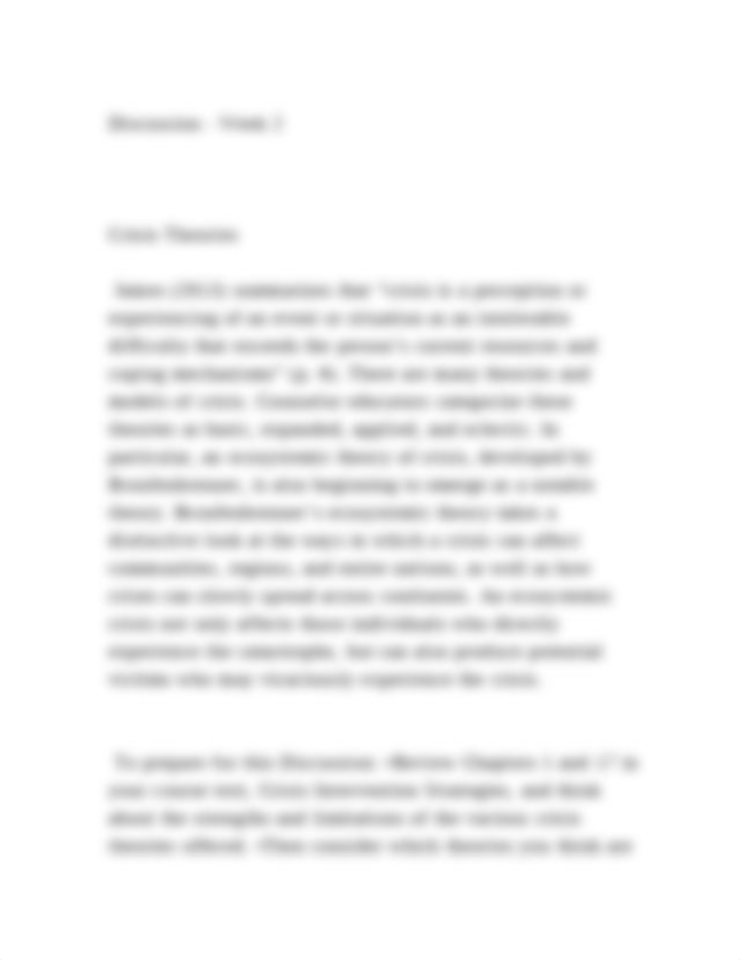 Discussion - Week 2 Crisis Theories   James (2013) summa.docx_do5h65ewuui_page2