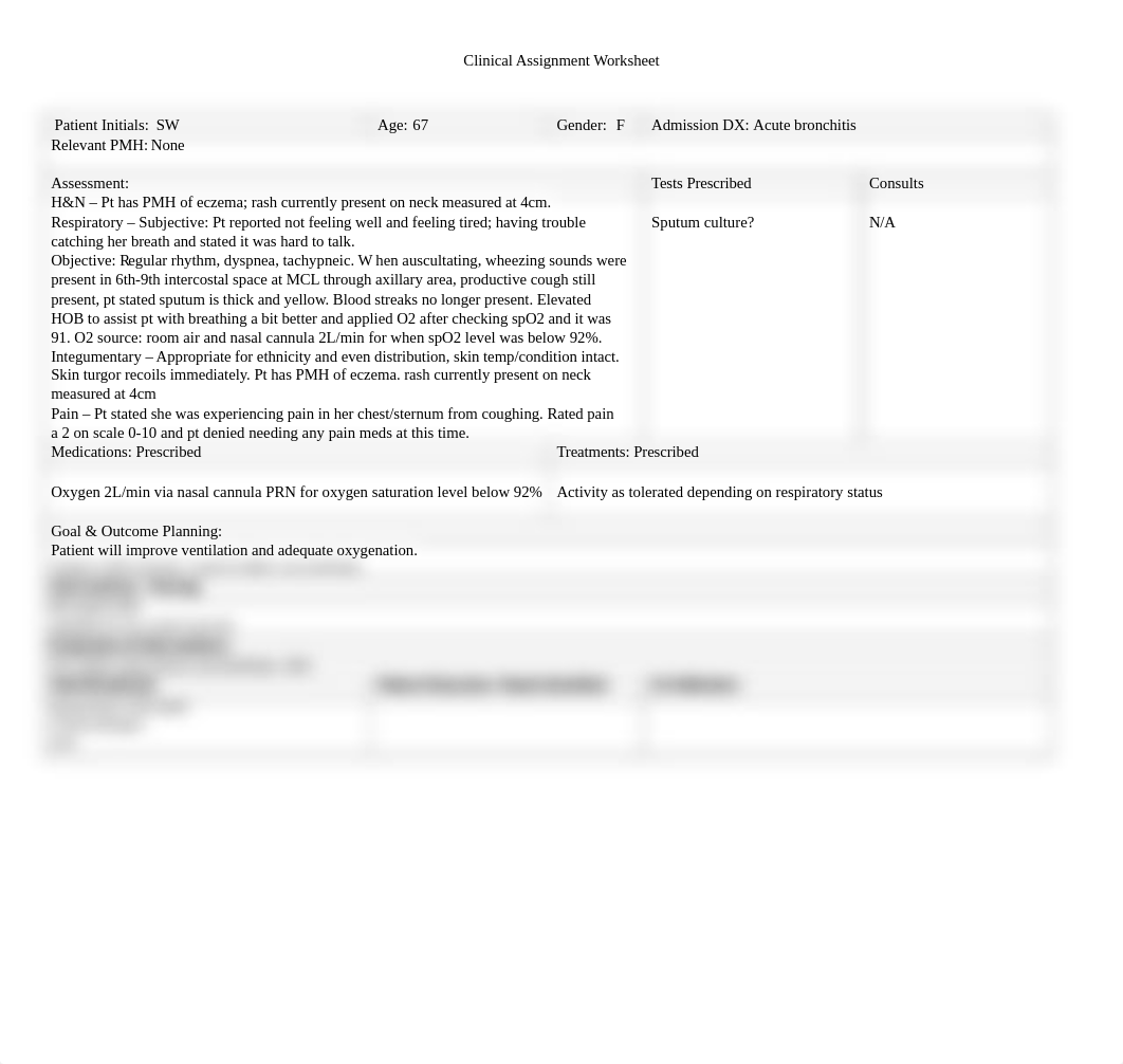 sw plan of care - Bronchitis, Knowledge Deficient.docx_do5lwy80qtx_page1