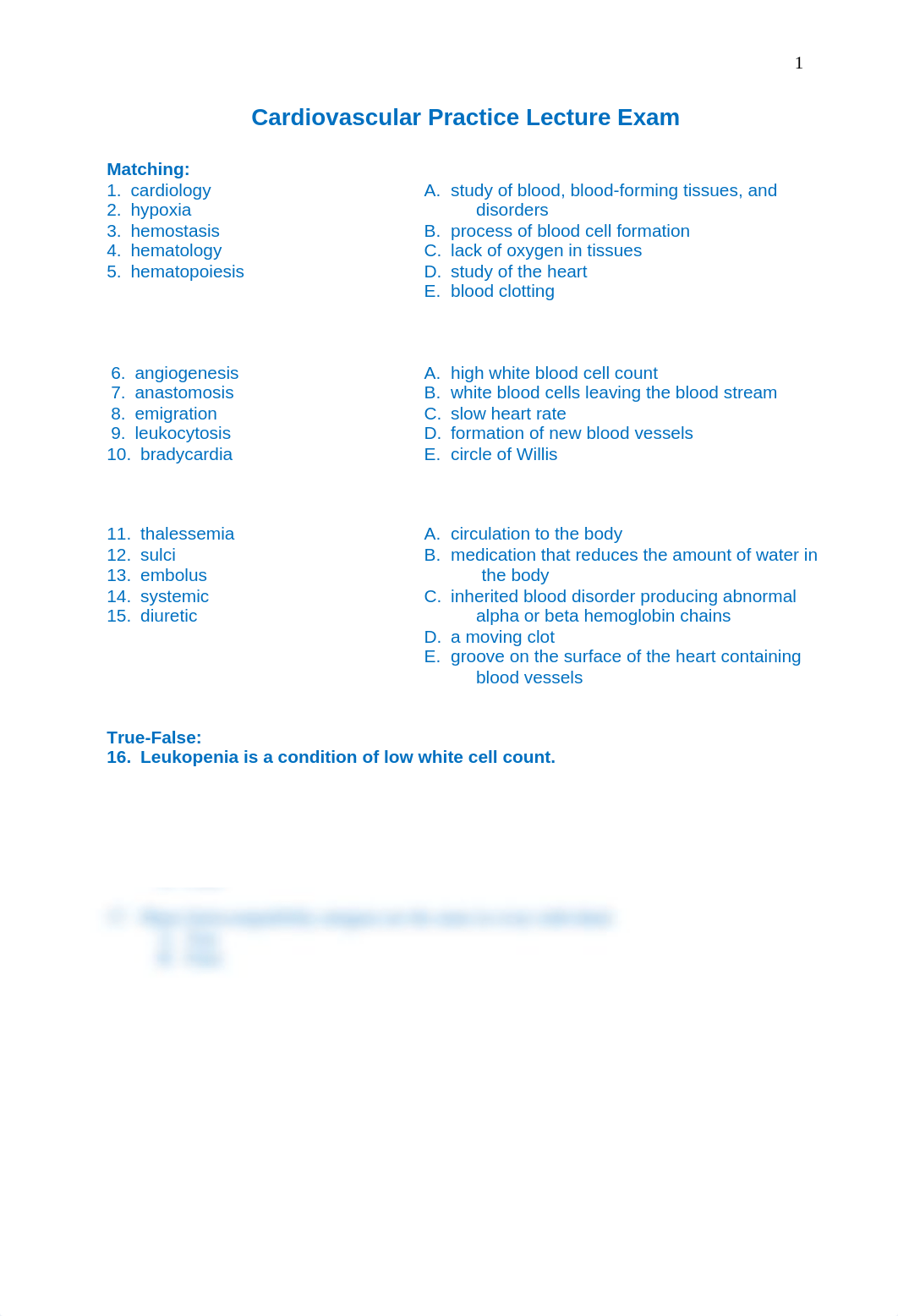 Cardiovascular Practice Lecture Exam and anwer key_do5zbk1wb85_page1