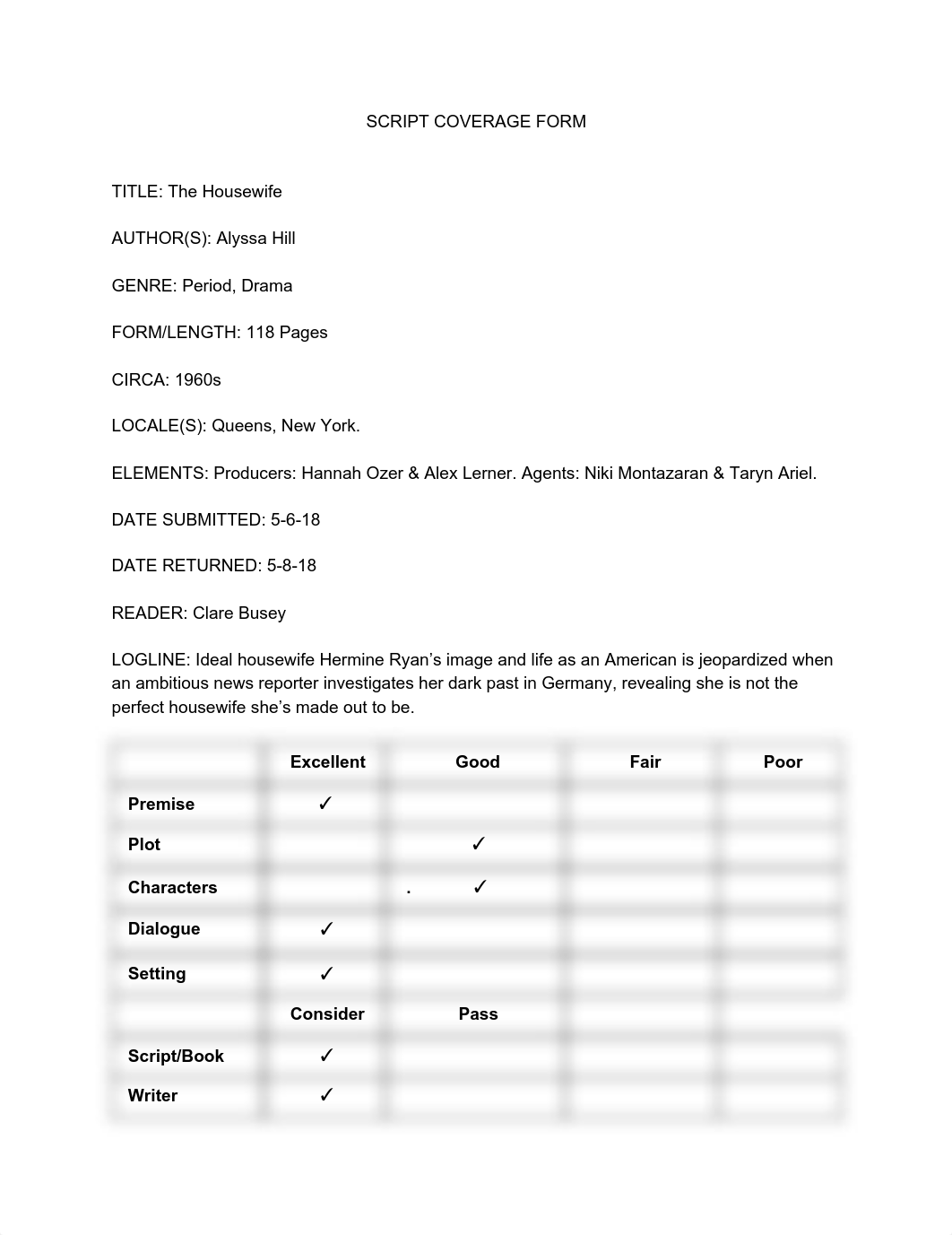 THE HOUSEWIFE- SCRIPT COVERAGE FORM.pdf_do5znfuddg6_page1