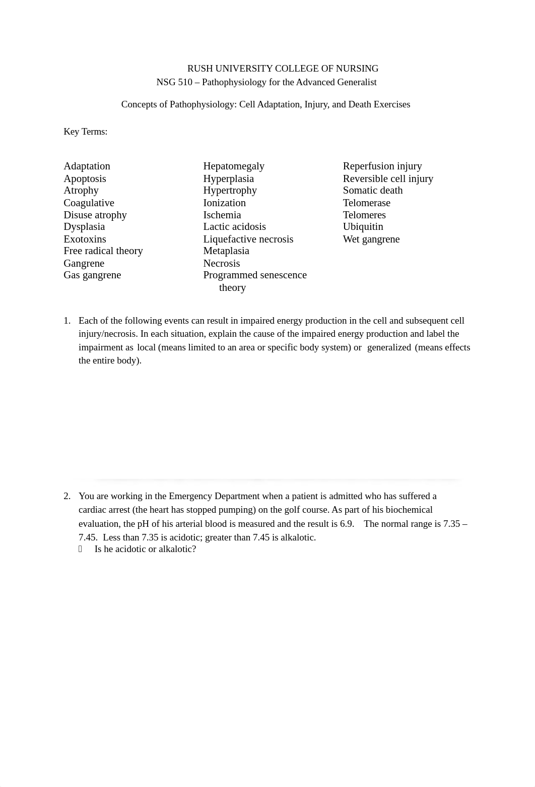 510 Wk 1 Exercises Cell Injury Adaptation and Death Exercises rev Fall 2018.docx_do66wfn2rcs_page1