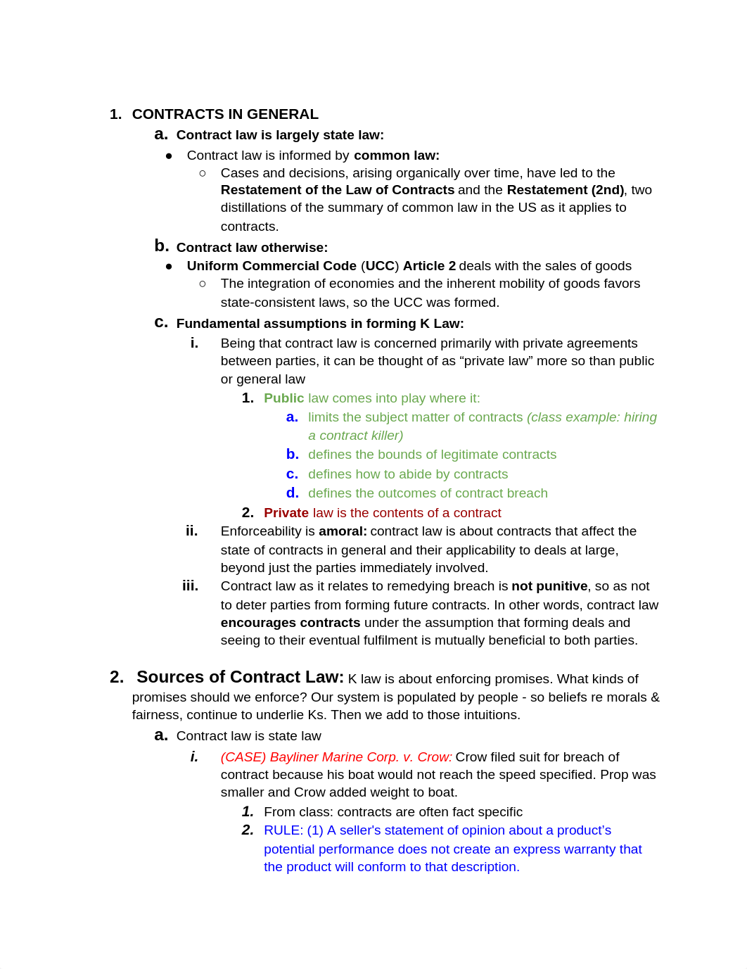 Contracts OUTLINE - Sylvester Fall 2019 (A-) (1).docx_do6l1zcw2x6_page1