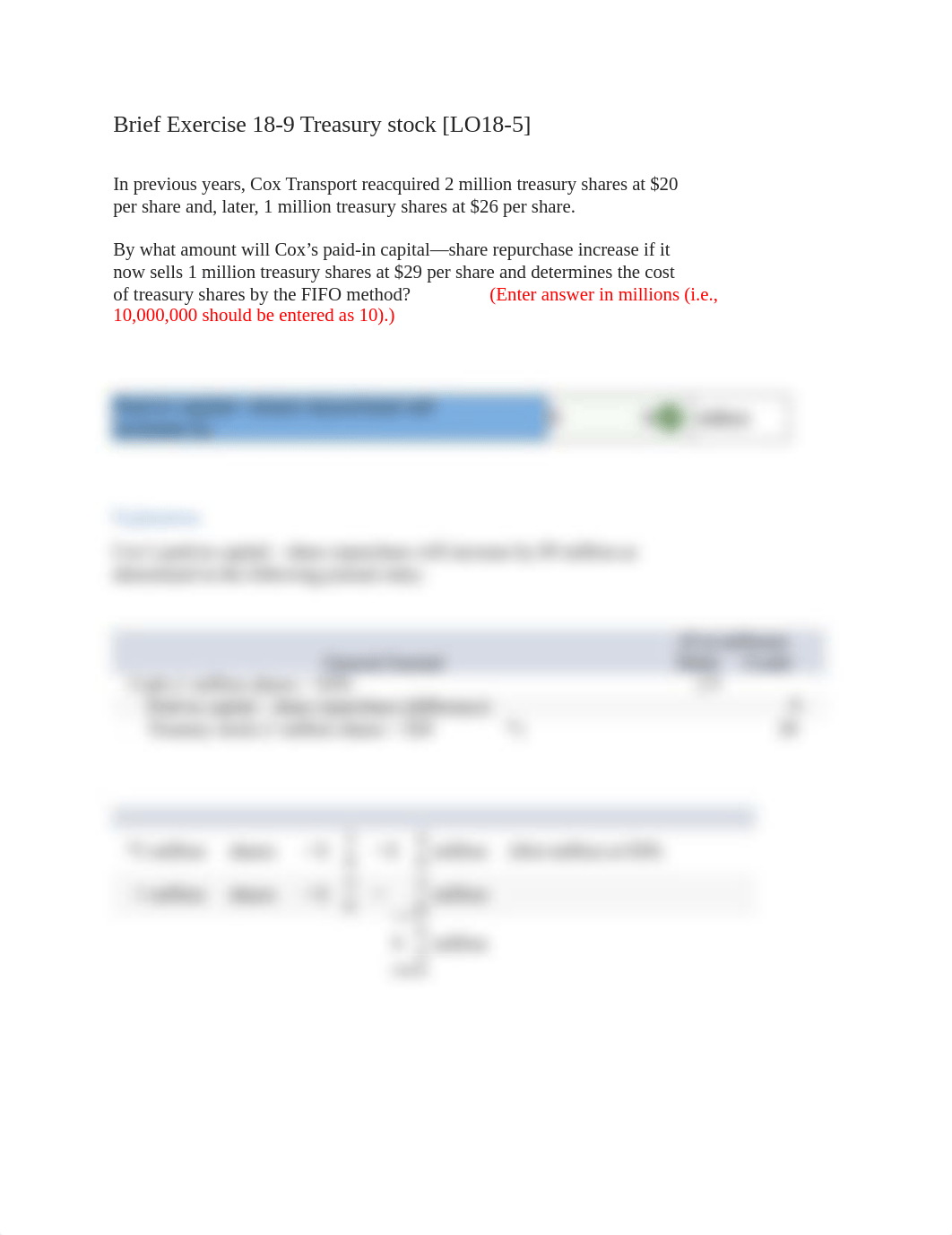 Brief Exercise 18-9 Treasury stock .docx_do6lz88uqvd_page1