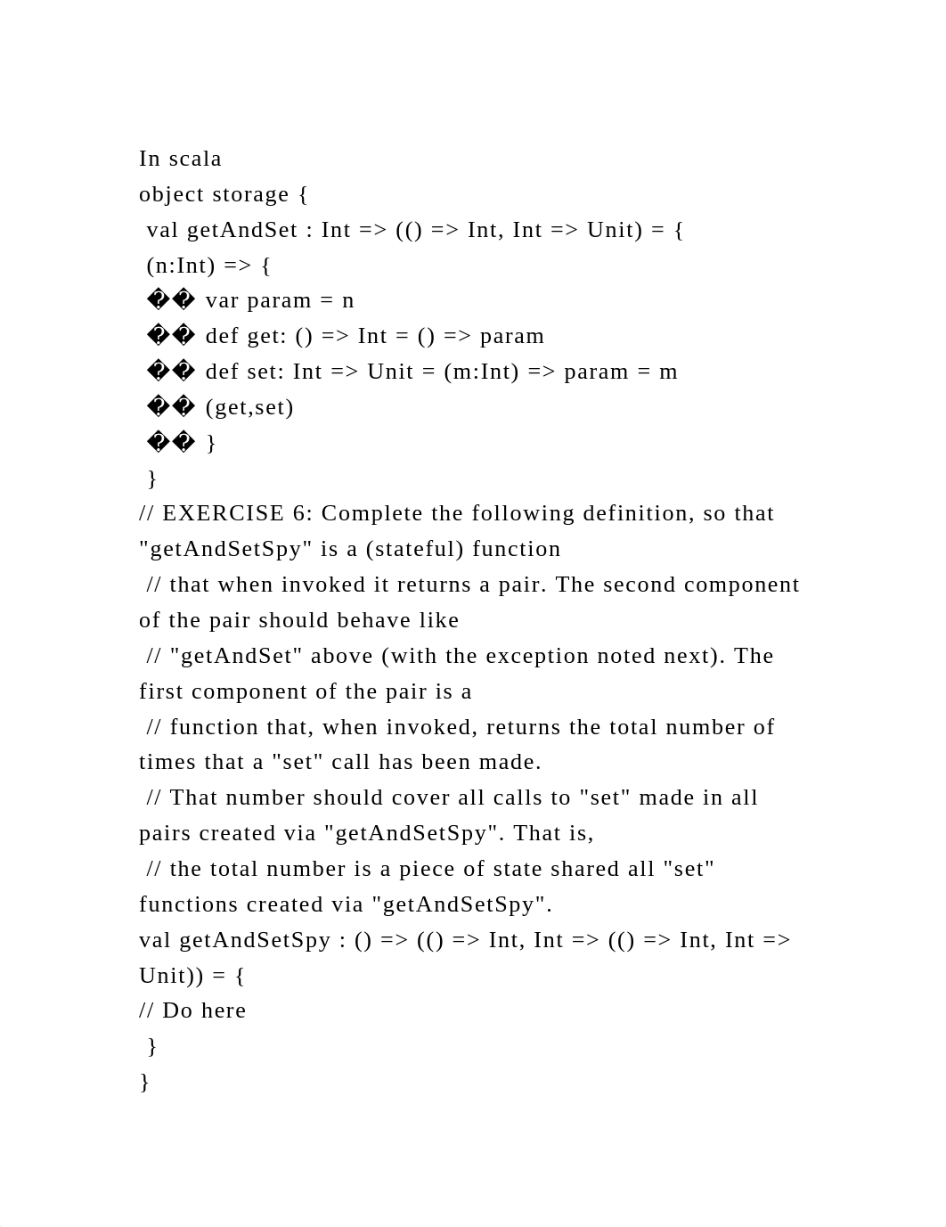 In scalaobject storage { val getAndSet  Int = (() = Int, Int .docx_do6our1cx6c_page2
