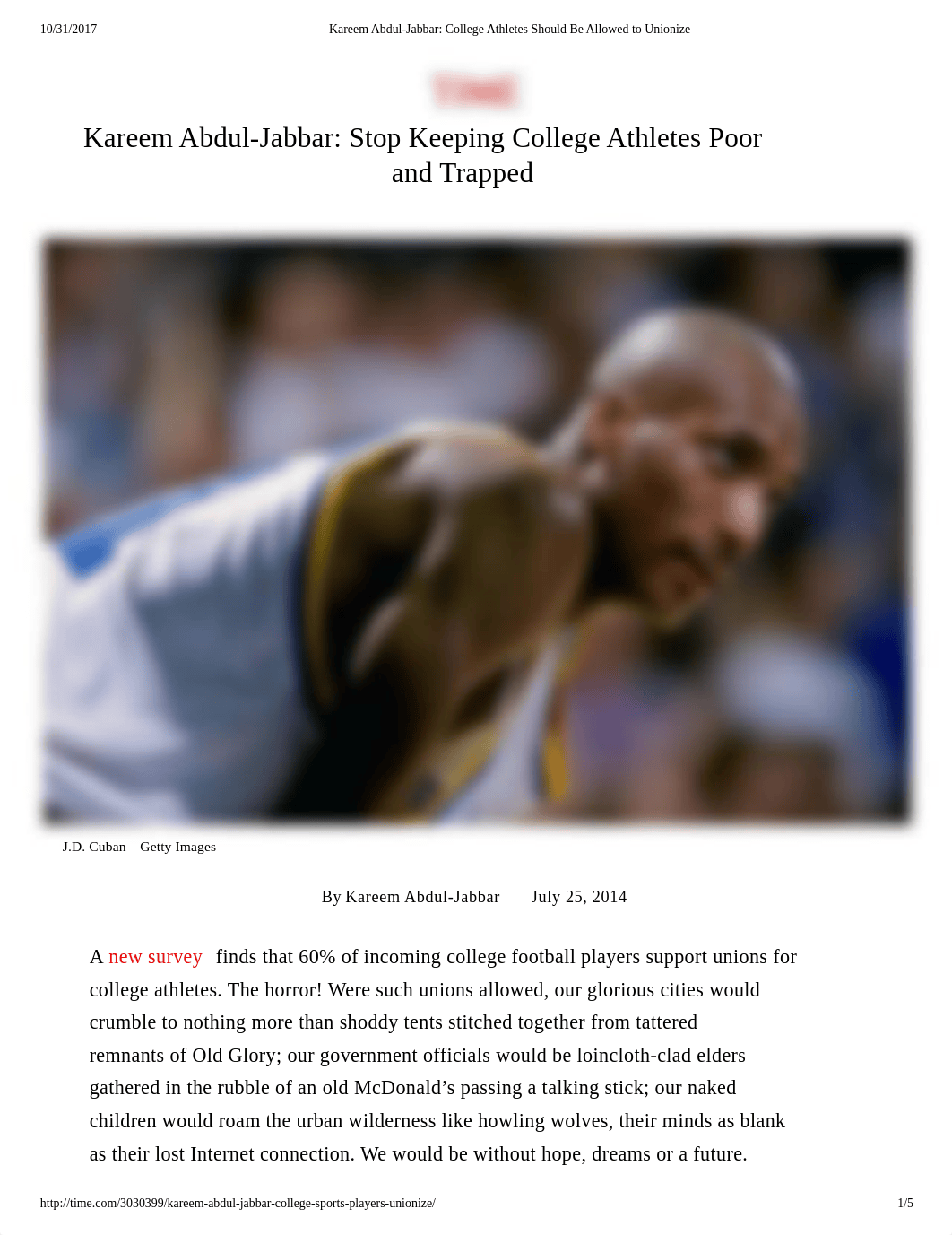 Kareem Abdul-Jabbar- College Athletes Should Be Allowed to Unionize.pdf_do75f6cq9ci_page1