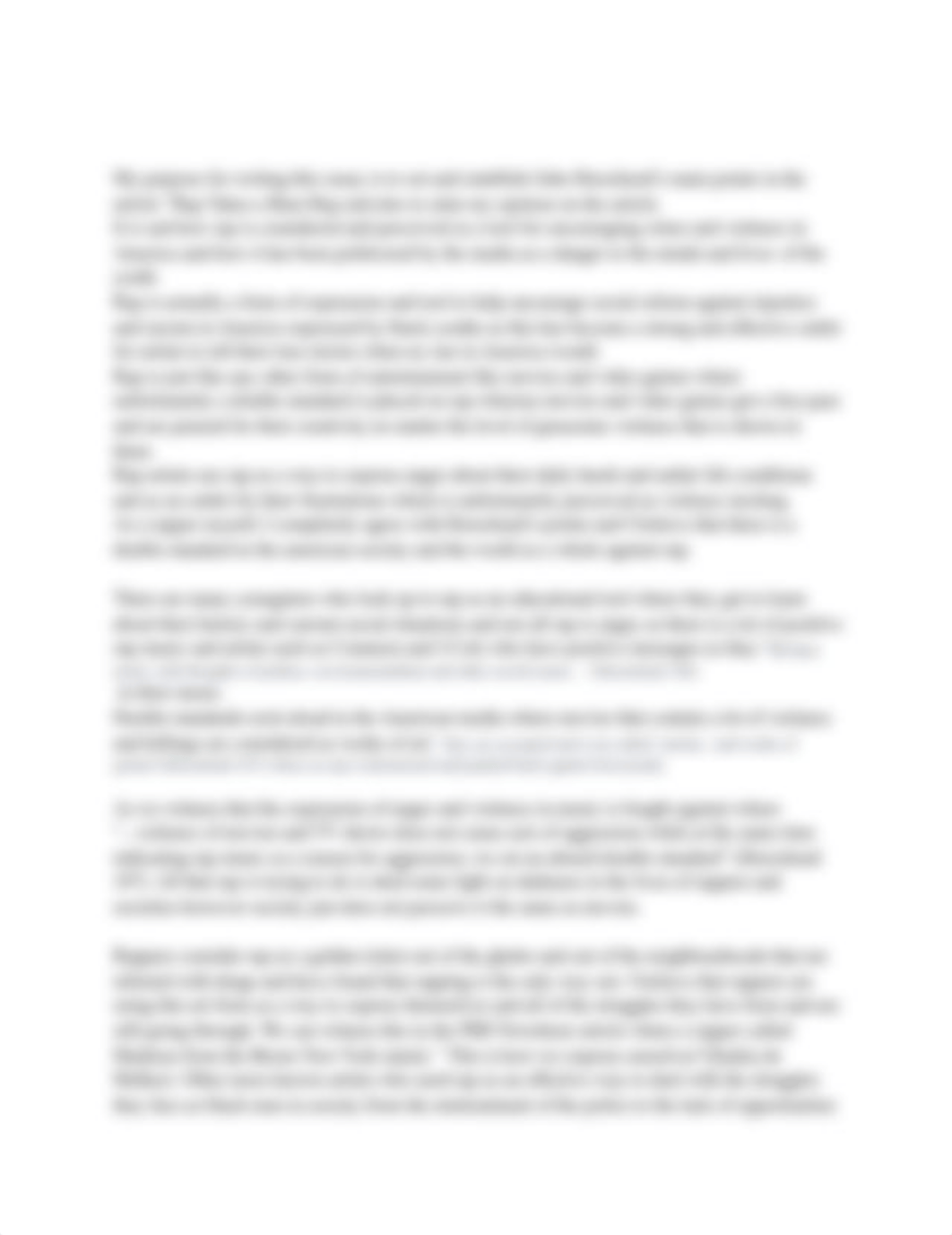 "Rap Takes A Bum Rap" Outline & Essay .docx_do77aul3203_page2