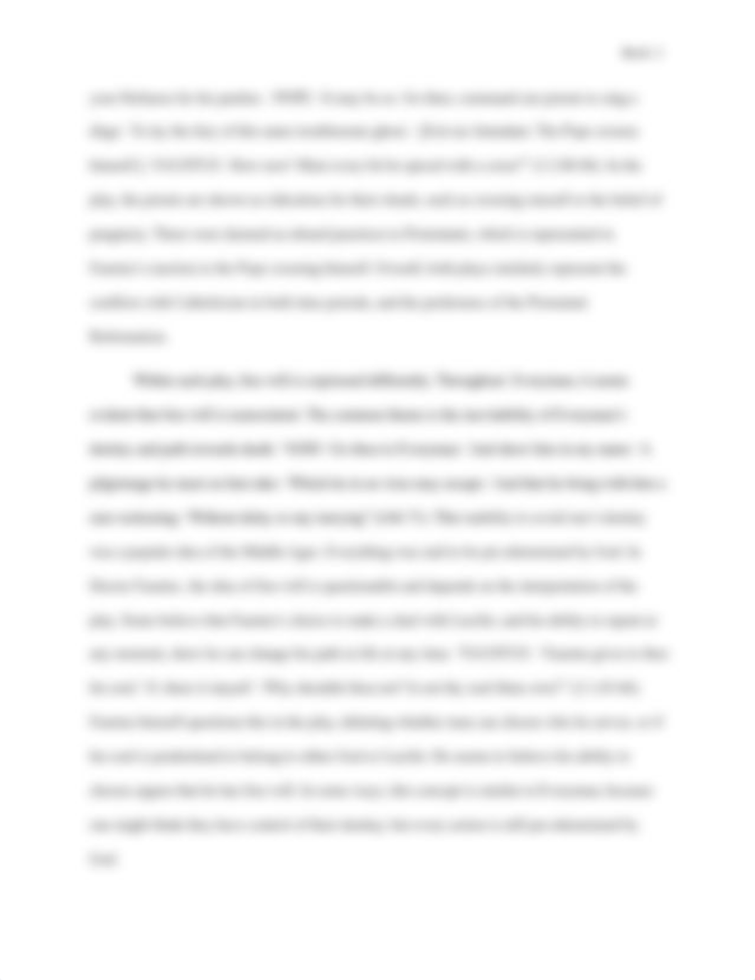 Everyman and The Tragical History of Doctor Faustus Essay_do78kv5hn9y_page2