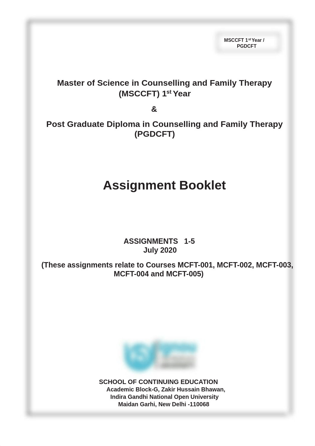 Assignments_July 2020_MSCCFT 1st year and PGDCFT.pdf_do7fk6tnvqp_page1