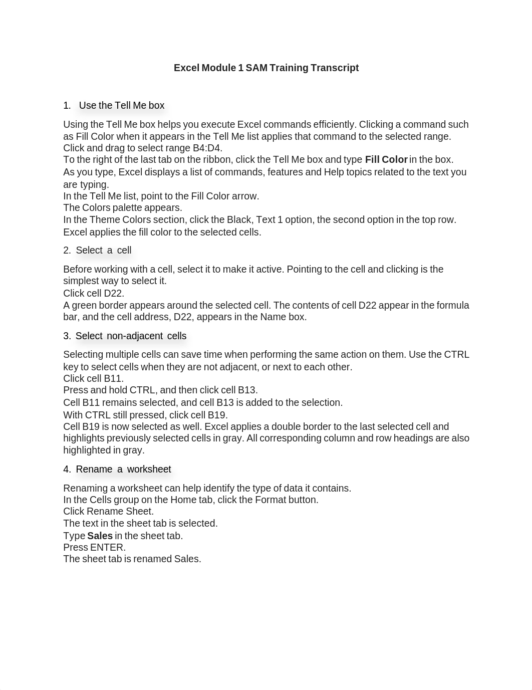 Excel Module 1 SAM Training Transcript(1).pdf_do7w70ofyzd_page1