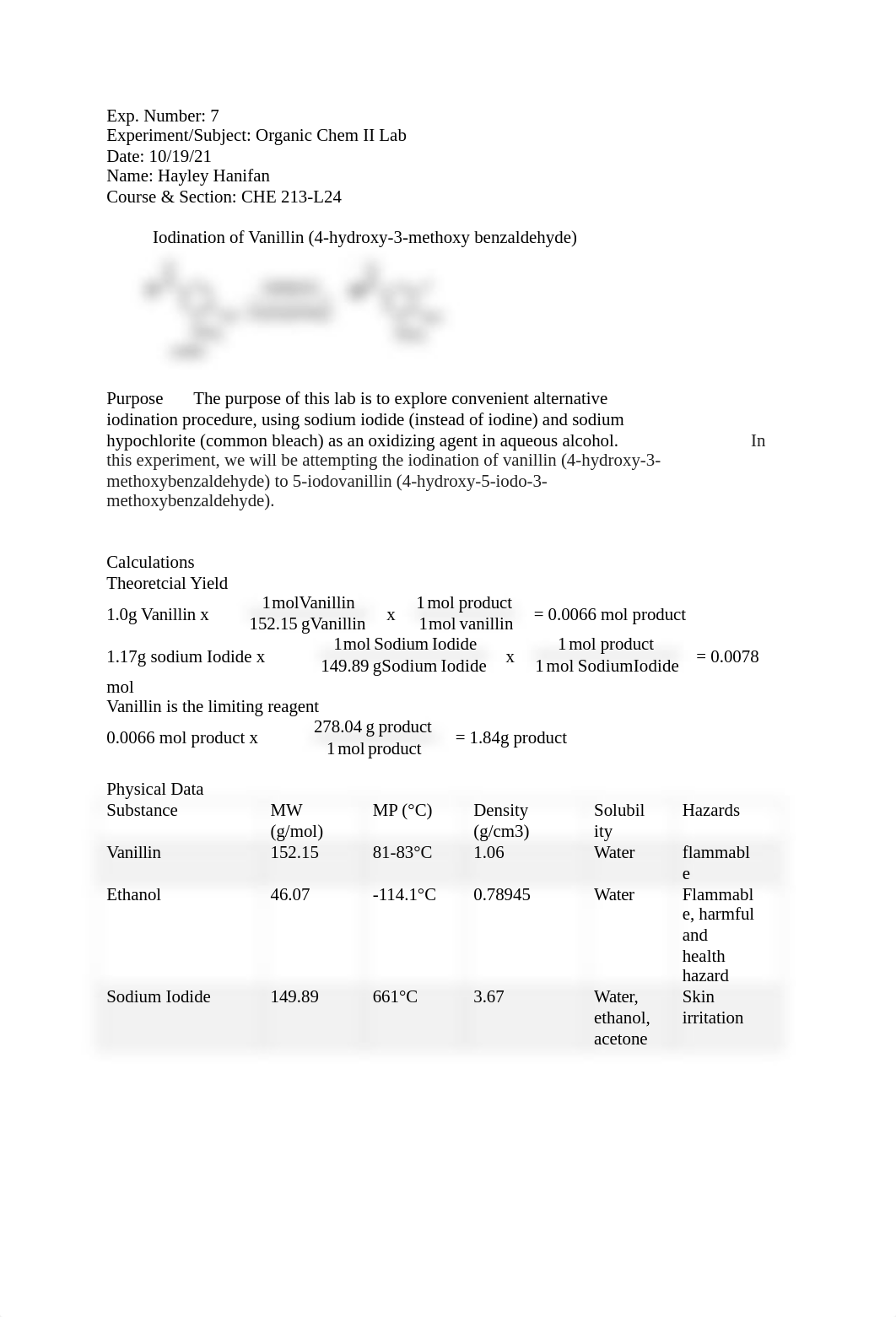 Iodination of Vanillin Prelab.docx_do80y6p5add_page1