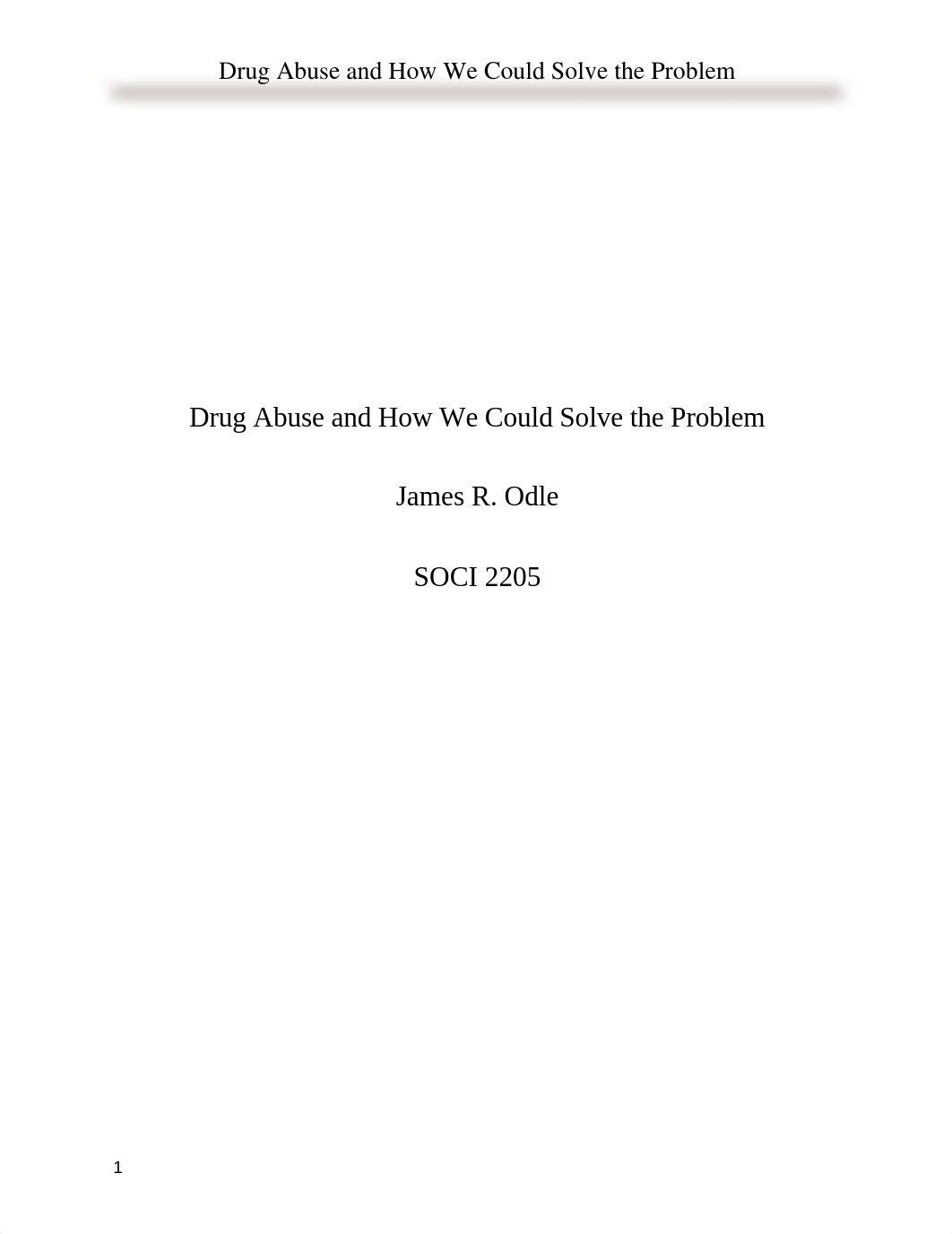 Paper 2 Example, Drug Abuse and How We Could Solve the Problem_do8105sa40o_page1