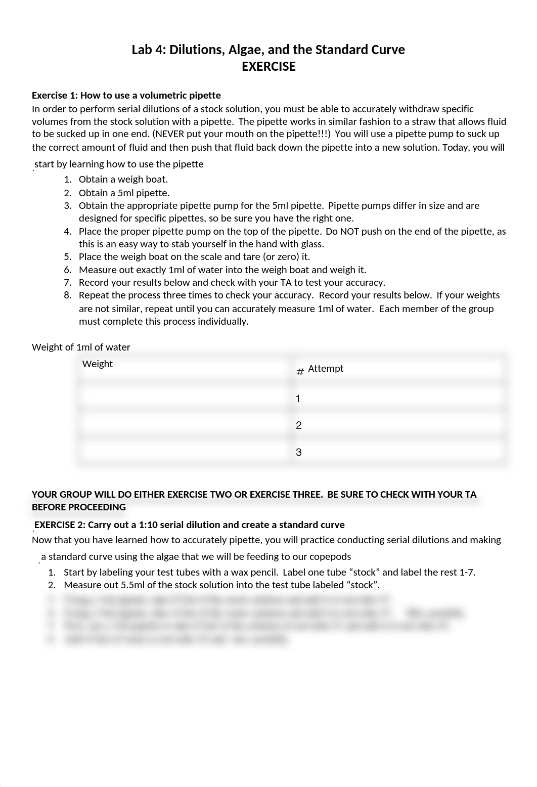 Exercise Lab 4 Dilutions Algae Standard Curve 2.docx_do883ilrrq8_page1