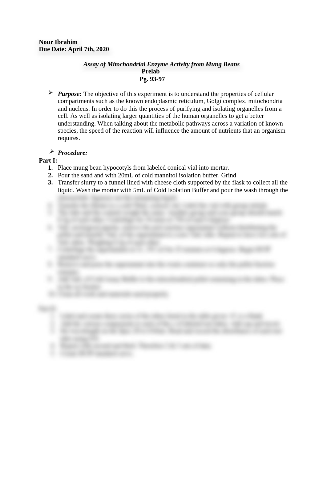 Assay of Mitochondrial Enzyme Activity from Mung Beans.docx_do8j2qy6wm2_page1