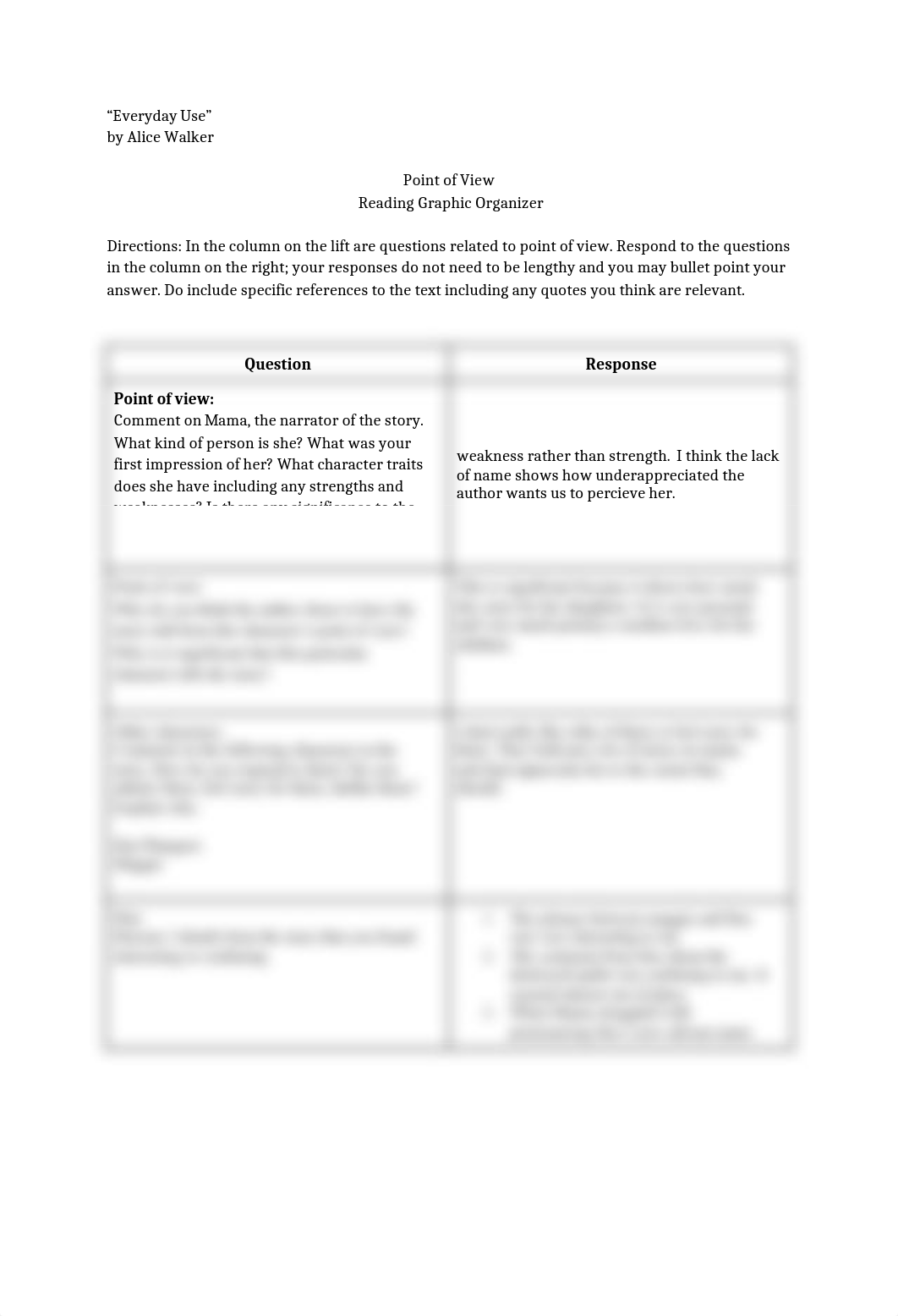 Copy of "Everyday Use" Graphic Organizer_do8k9l2eqcj_page1