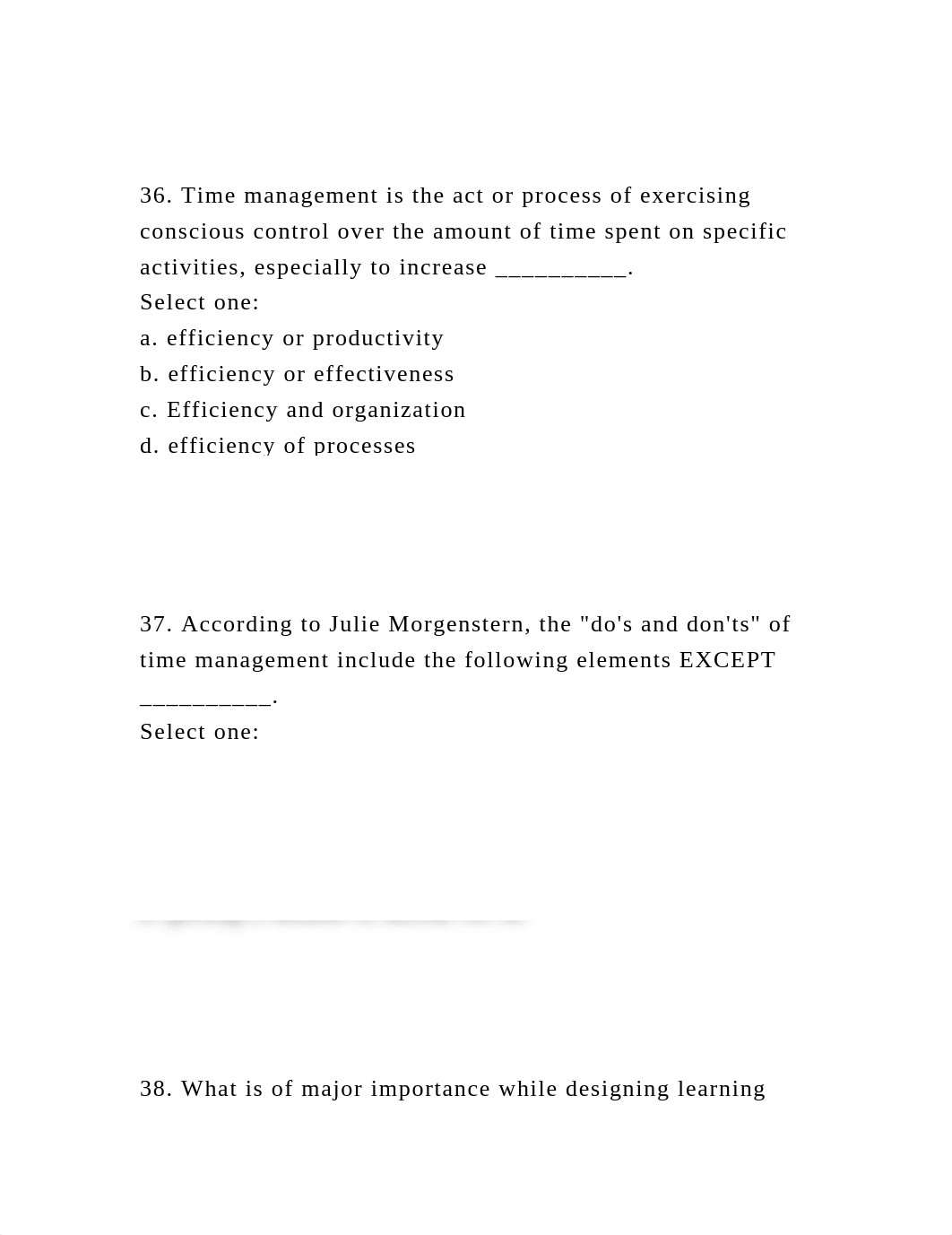 36. Time management is the act or process of exercising conscious .docx_do8o16xidla_page2