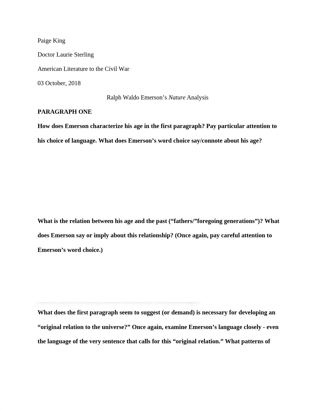 Ralph Waldo Emerson's Nature Analysis_do8se79klbj_page1