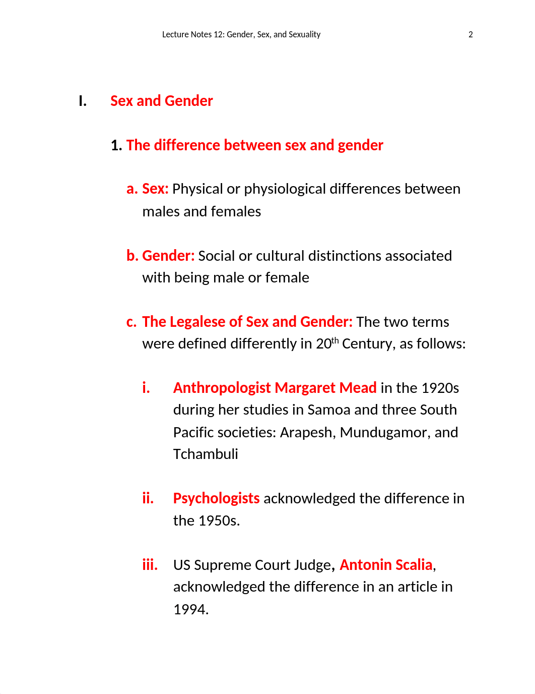 Lecture Notes 12 Class Presentation of Gender, Sex, and Sexuality_do8zi25xdwv_page2