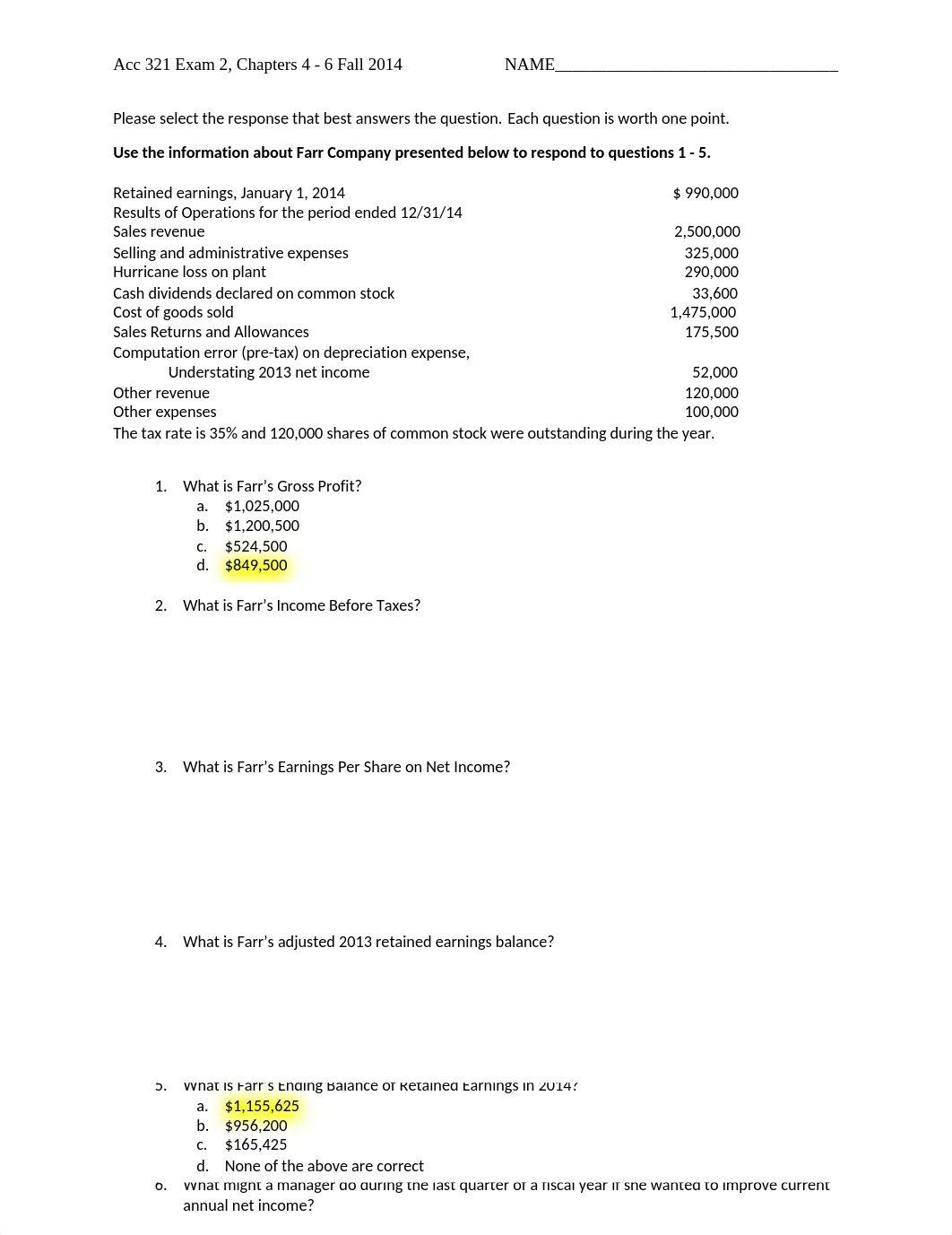 Acct 321 Exam 2 chap 4-6 Original KEY S18.docx_do9feyjqei9_page1