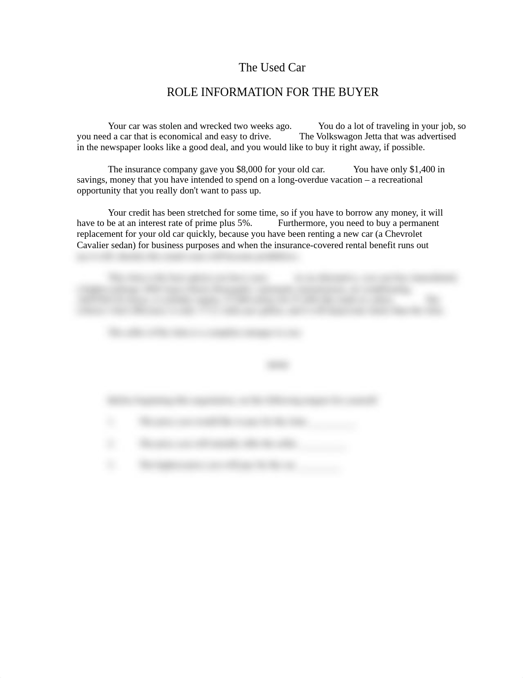 The Used Car- Buyer Role Play .docx_do9ketpajqd_page1