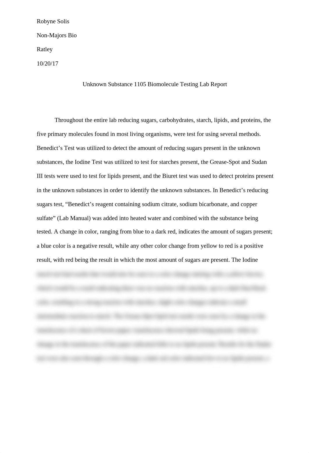 Unknown Substance Biomolecule Testing Lab Report_do9m19wonsq_page1