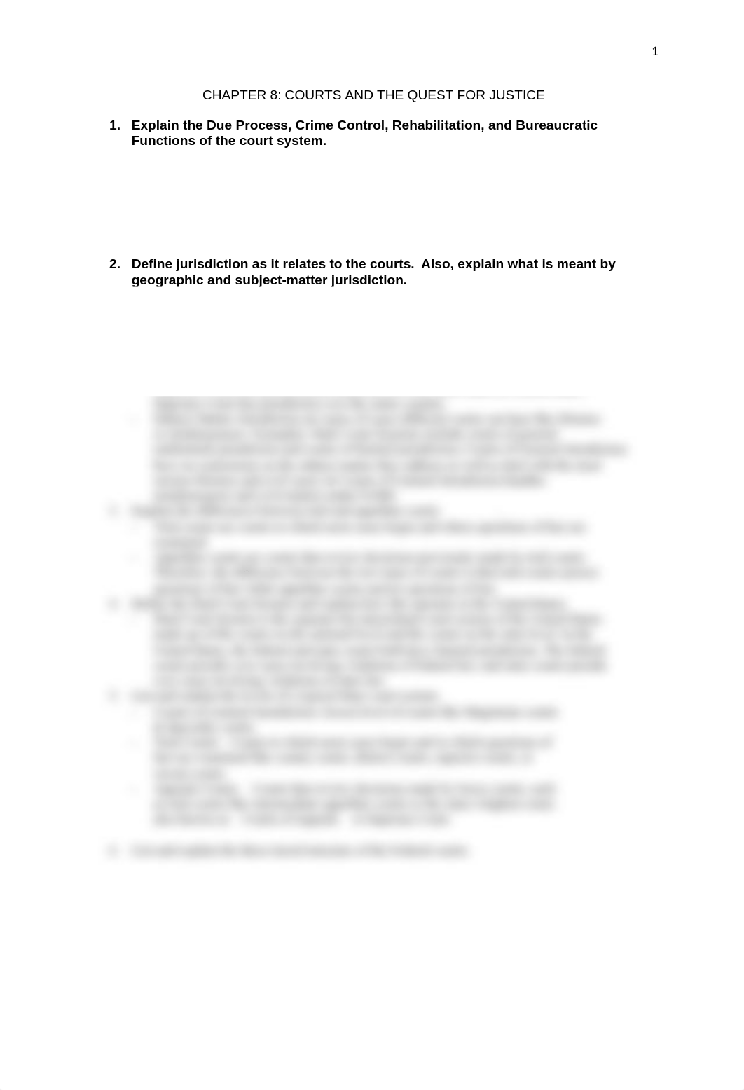 Chapter 8 Questions - Courts and the Quest for Justice.docx_doa0t737toi_page1