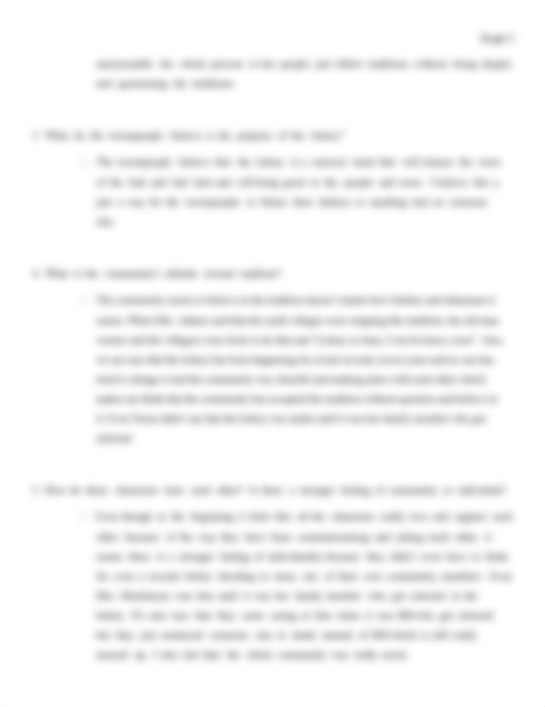 The Lottery - Discussion Questions.docx_doamgtrtgo5_page2