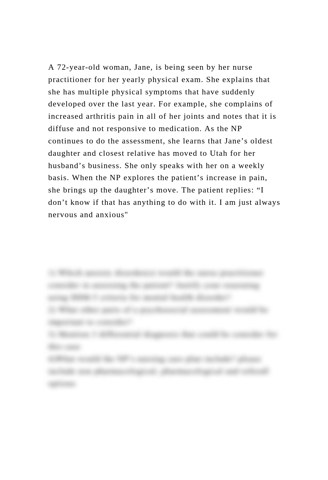 A 72-year-old woman, Jane, is being seen by her nurse practitioner.docx_doanxvgc8i4_page2