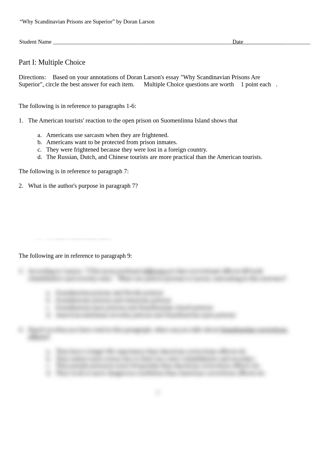 Why Scandivians Prisons Are Superior Multople Choice.docx_doaqdfjr08u_page1